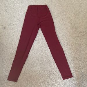 Maroon Aerie leggings